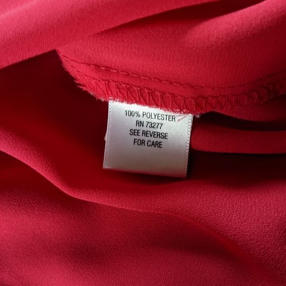 Candies long sleeve large pink blouse - Picture 7 of 8